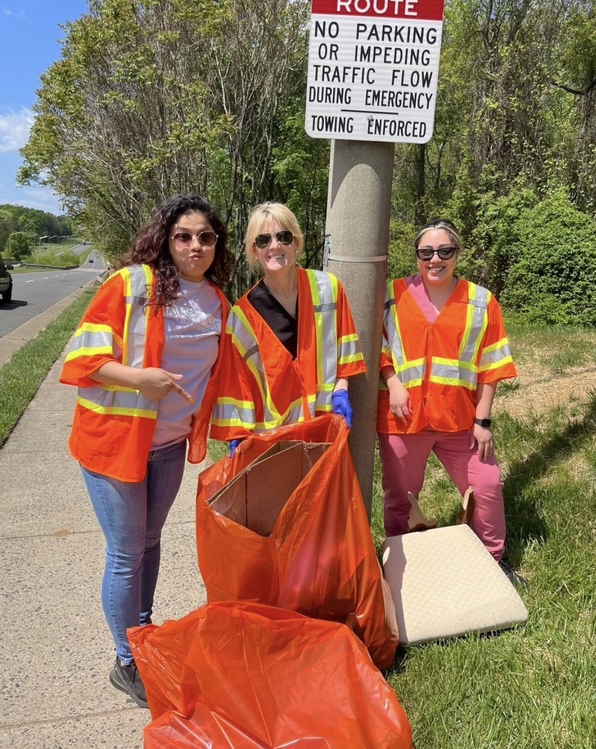 The Cheron Orthodontics team giving back in the Centreville community