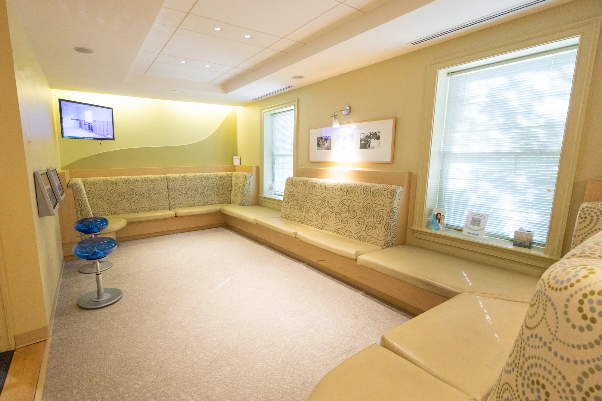 The Cheron Orthodontics reception lounge