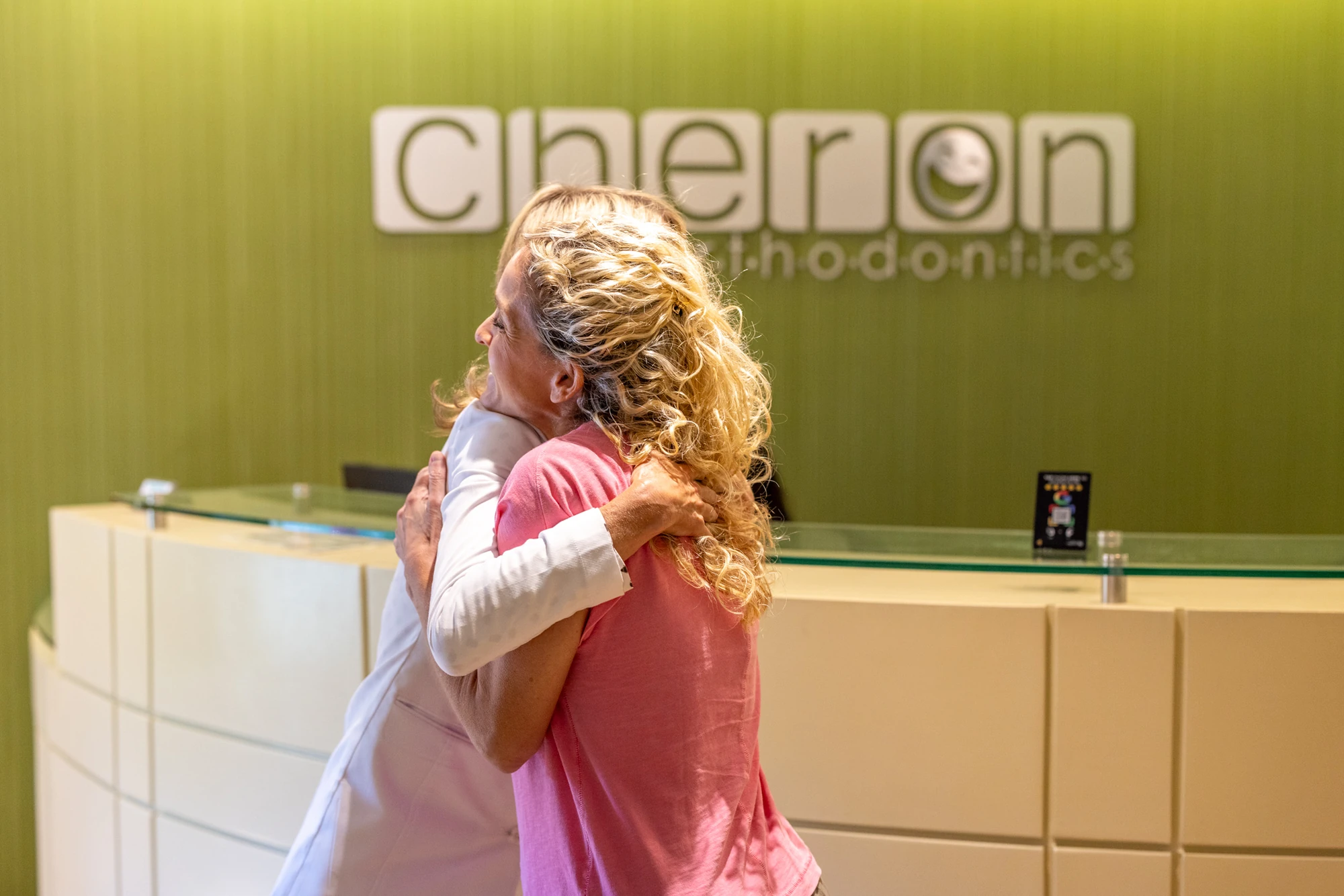 A happy Cheron Orthodontics patient